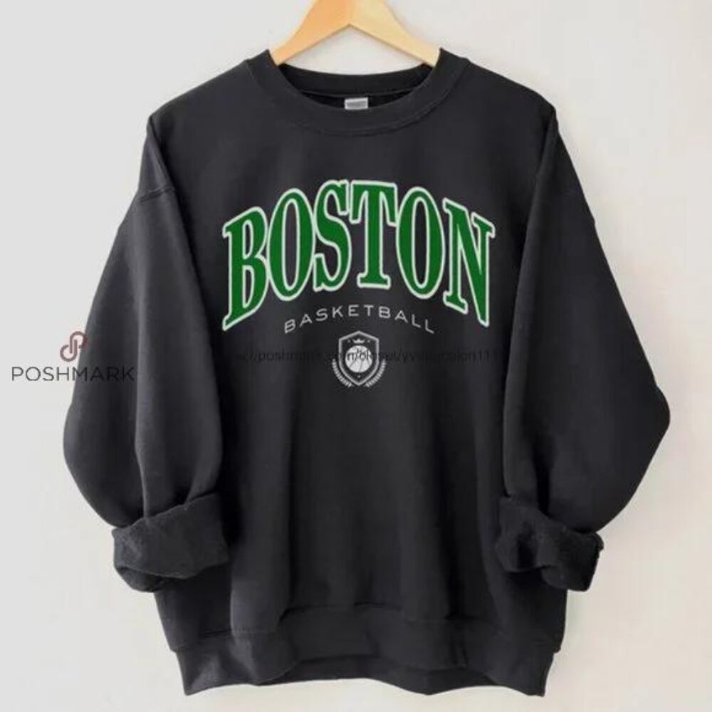 Retro Boston celtics Basketball Sweatshirt, Vintage Boston Basketball Shirt MN8